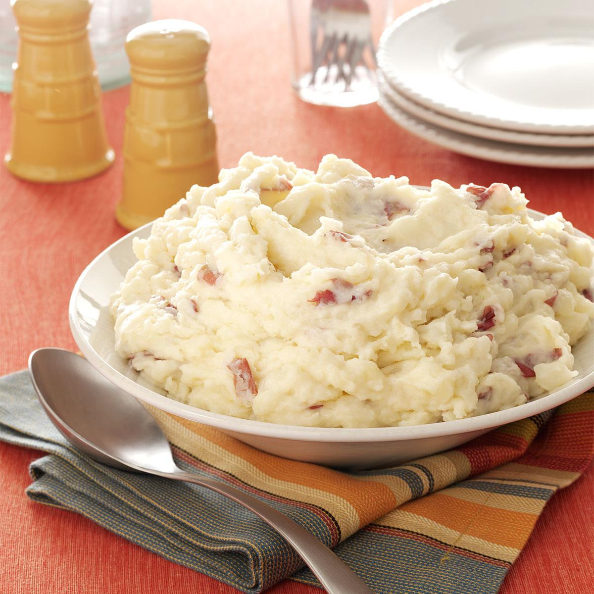 Mashed Potato Recipes With Skin
 Garlic Mashed Red Potatoes Recipe