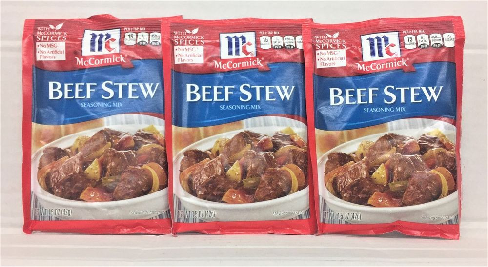 Mccormick Beef Stew
 McCormick Beef Stew Seasoning Mix 3 Pack