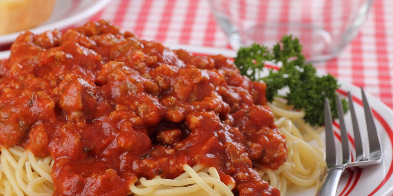 Meat Sauce For Spaghetti
 Pasta with Meat Sauce recipe