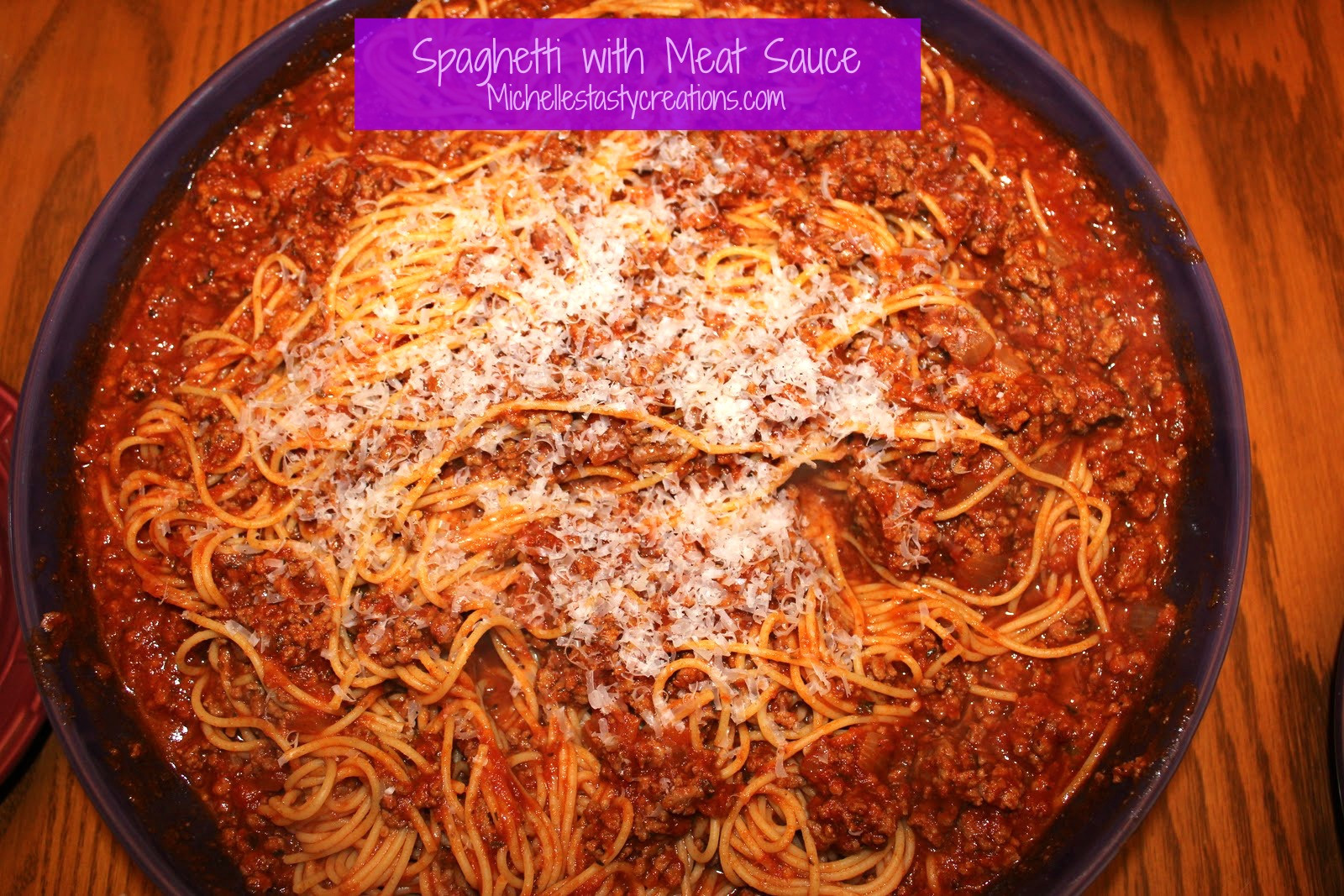 Meat Sauce For Spaghetti
 Michelle s Tasty Creations Spaghetti with Meat Sauce