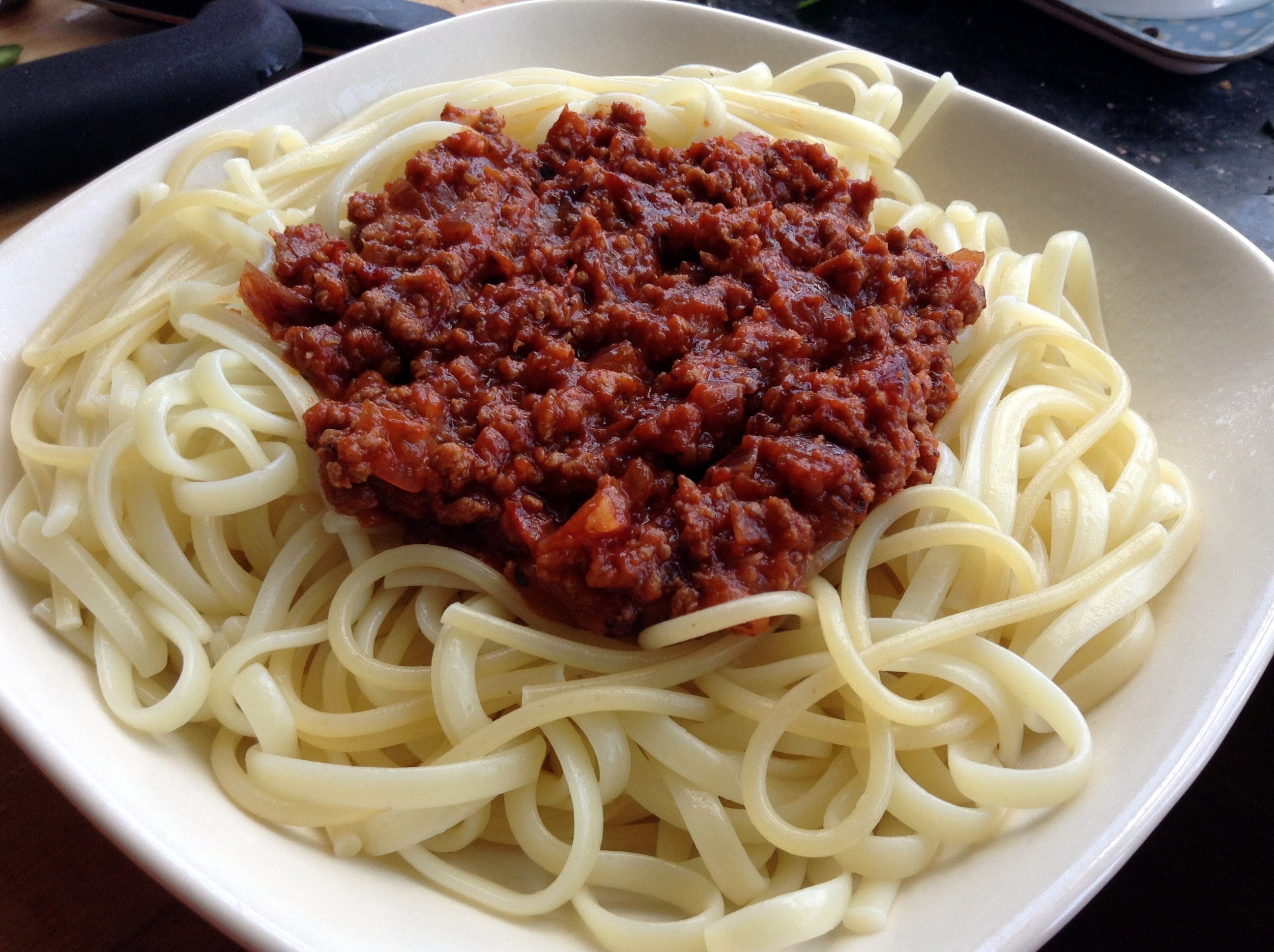 Meat Sauce For Spaghetti
 Spa ti with Quick Meatsauce – Cansu s Kitchen