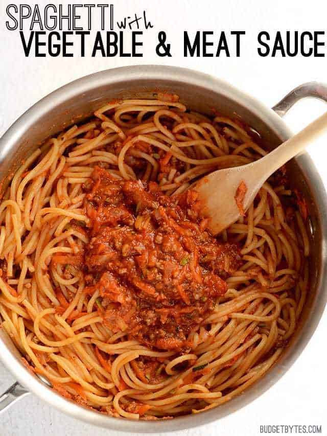 Meat Sauce For Spaghetti
 Spaghetti And Meat Sauce Recipe — Dishmaps