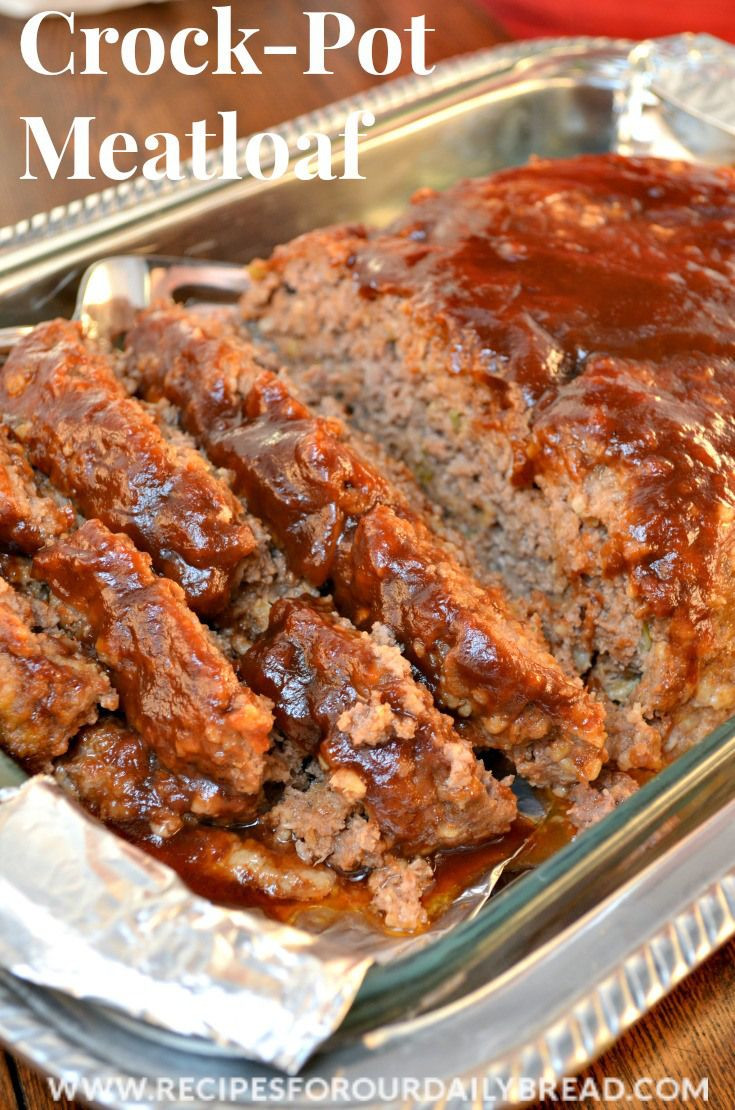 Meatloaf Recipe With Bread Crumbs
 Crock Pot Moist Meatloaf Recipe Pinterest