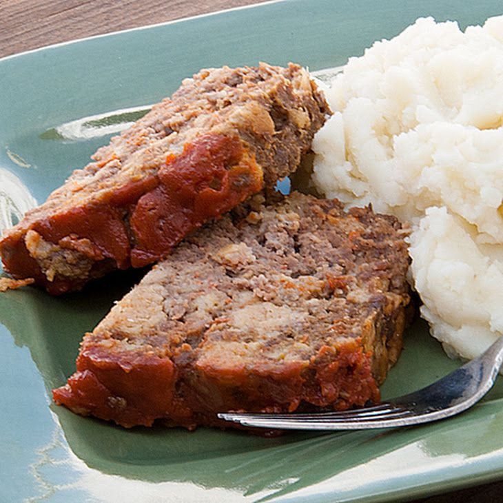 Meatloaf Recipe With Bread Crumbs
 Saucy Meatloaf Recipe Main Dishes with bread crumbs milk