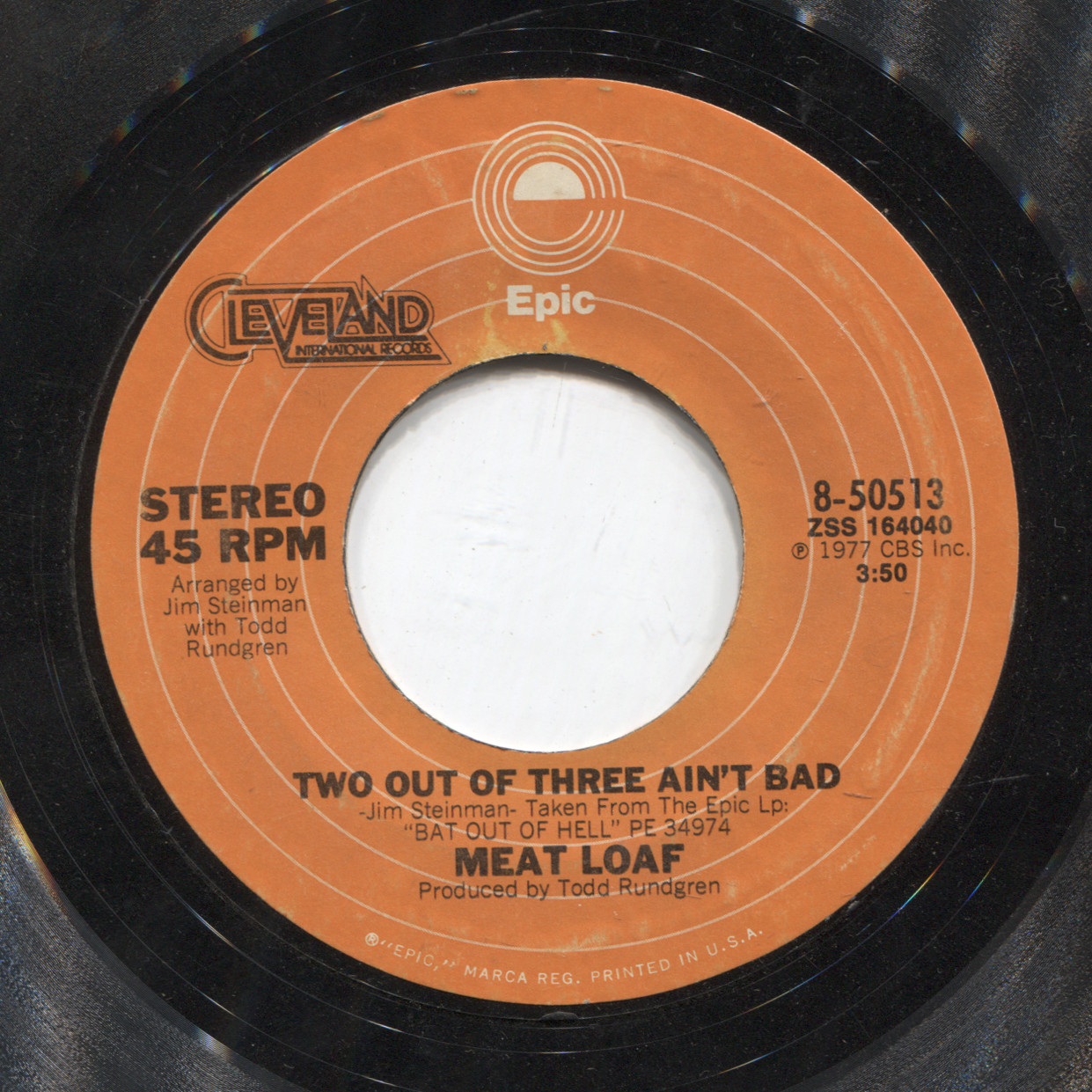 Meatloaf Two Out Of Three Ain'T Bad
 Meat Loaf Two Out of Three Ain t Bad For Crying Out