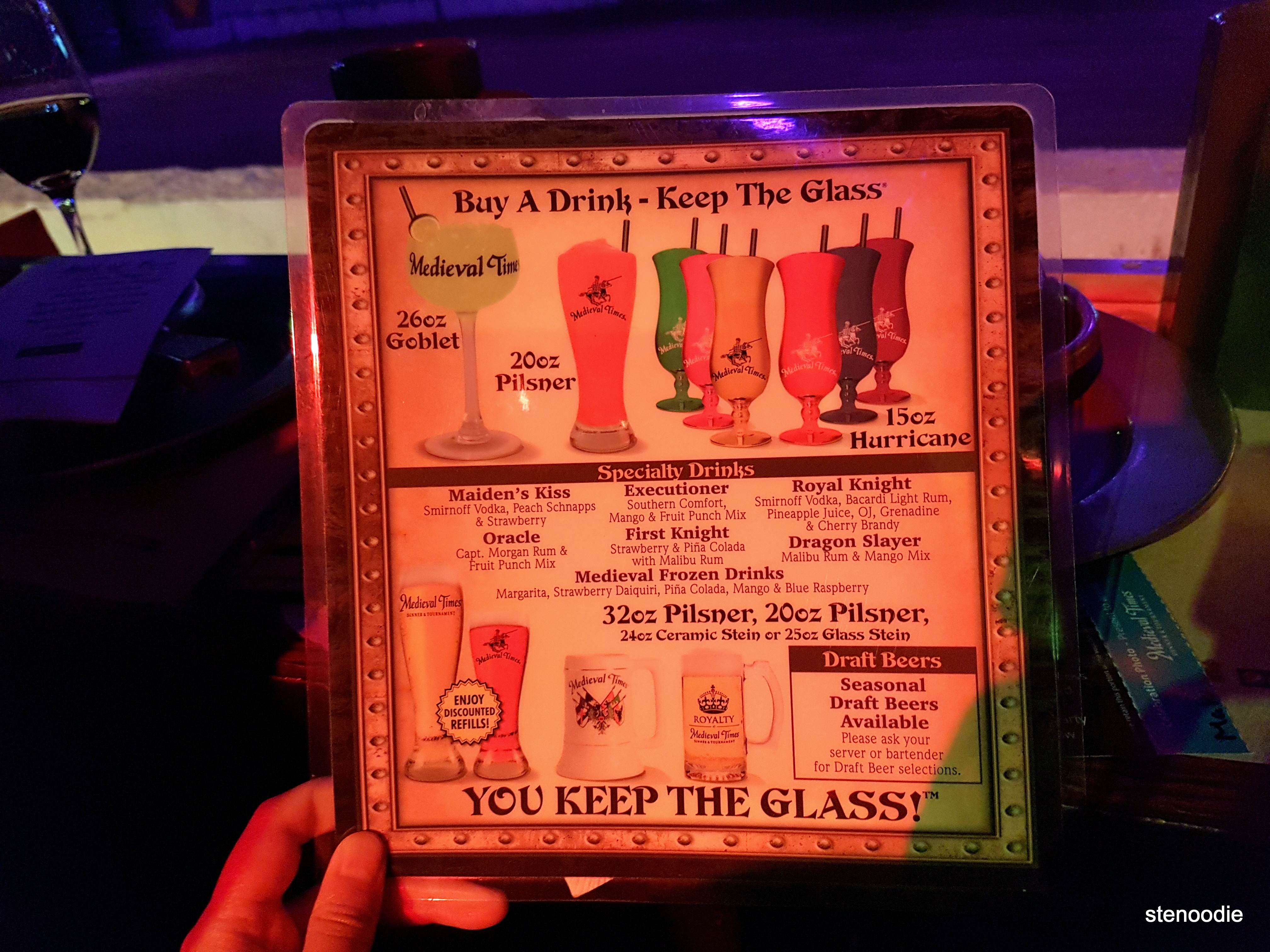 Medieval Times Dinner Menu
 Birthday Celebrations at Me val Times Dinner