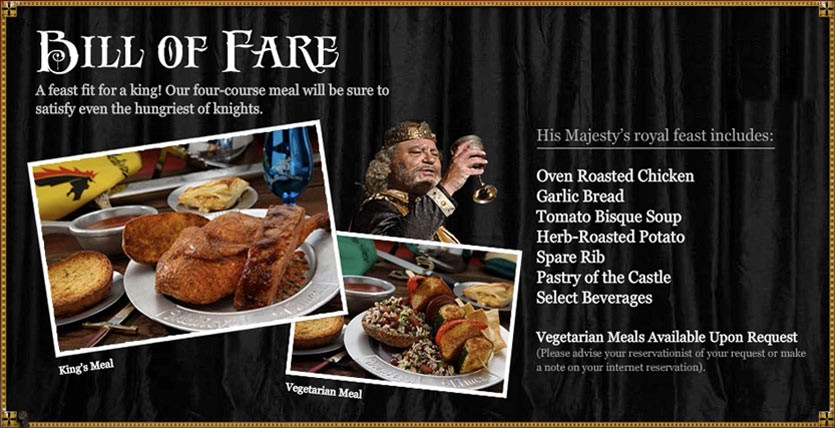 Medieval Times Dinner Menu
 Me val Times Restaurant Menu Related Keywords Me val