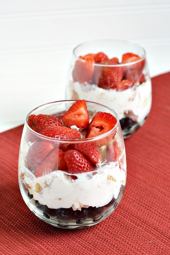 Memorial Day Desserts
 Red White & Blueberry Trifle Dessert Recipe for Memorial