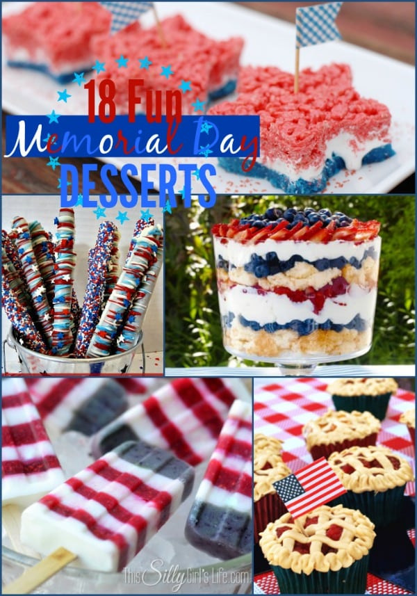 Memorial Day Desserts
 18 Fun Memorial Day Desserts The Weekly Round UP This
