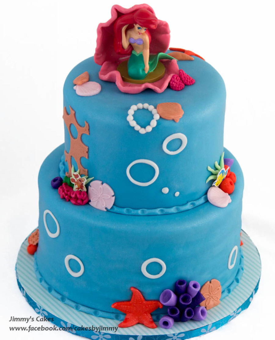 Mermaid Birthday Cake
 Little Mermaid Birthday Cake CakeCentral