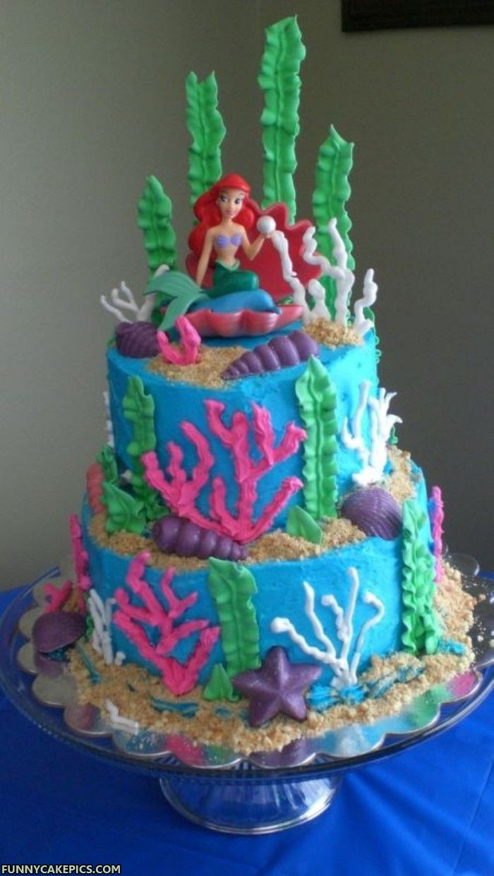 Mermaid Birthday Cake
 Mermaid Cakes – Decoration Ideas