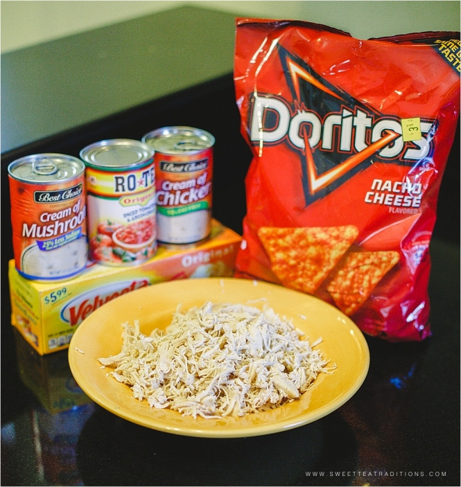 Mexican Chicken Casserole With Doritos
 mexican chicken casserole with doritos and rotel