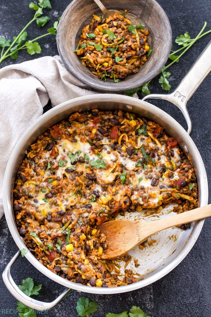 Mexican Rice And Beans
 e Pot Cheesy Mexican Lentils Black Beans and Rice