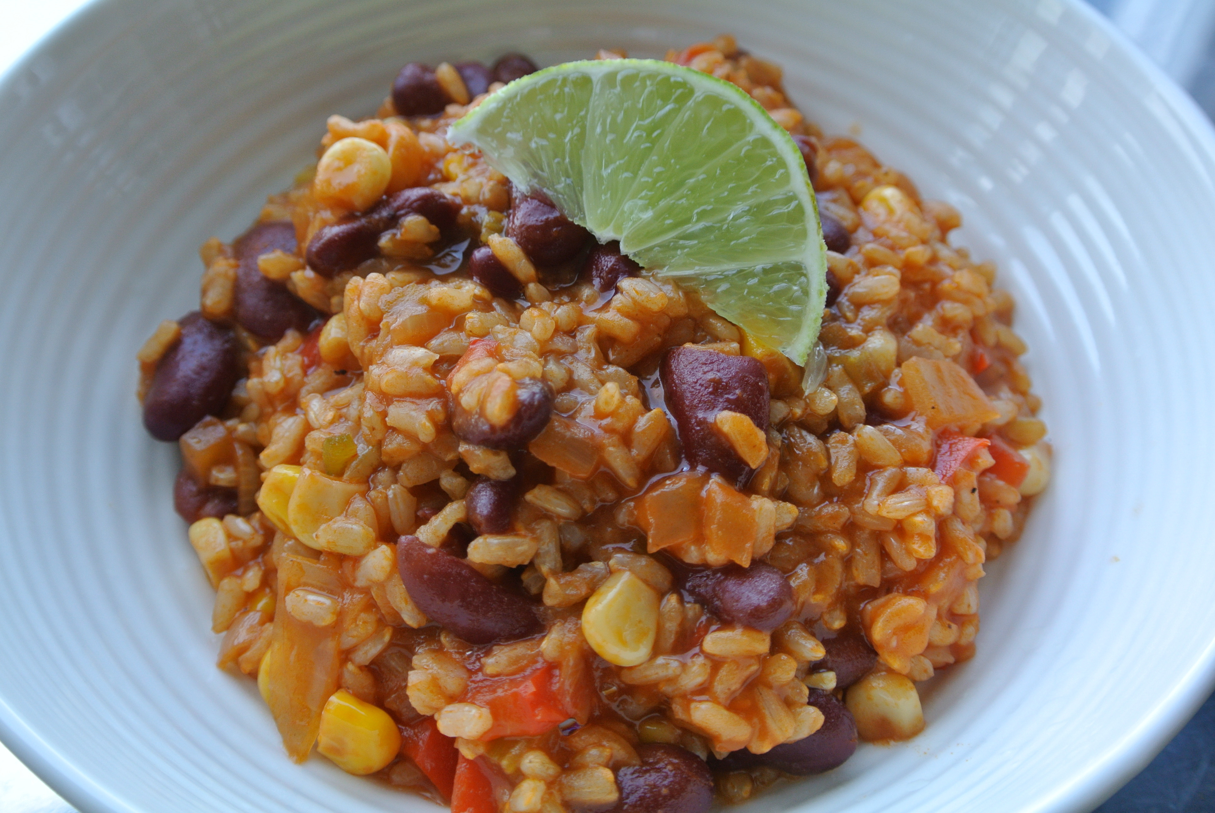 Mexican Rice And Beans
 vegan mexican rice and beans