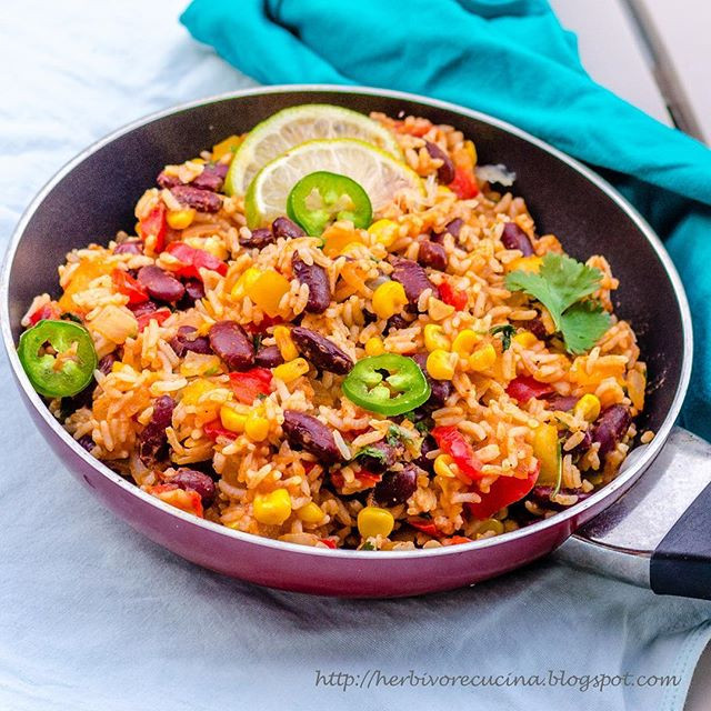 Mexican Rice And Beans
 Mexican Rice With Corn And Black Beans recipe