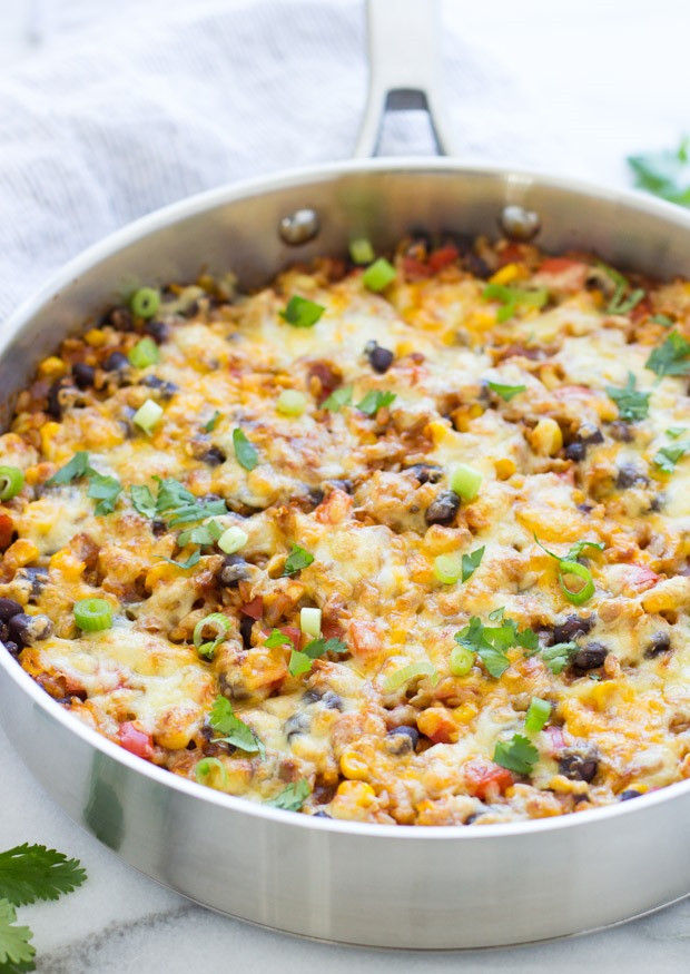 Mexican Rice Casserole
 15 Easy & Healthy Ve arian Lunches