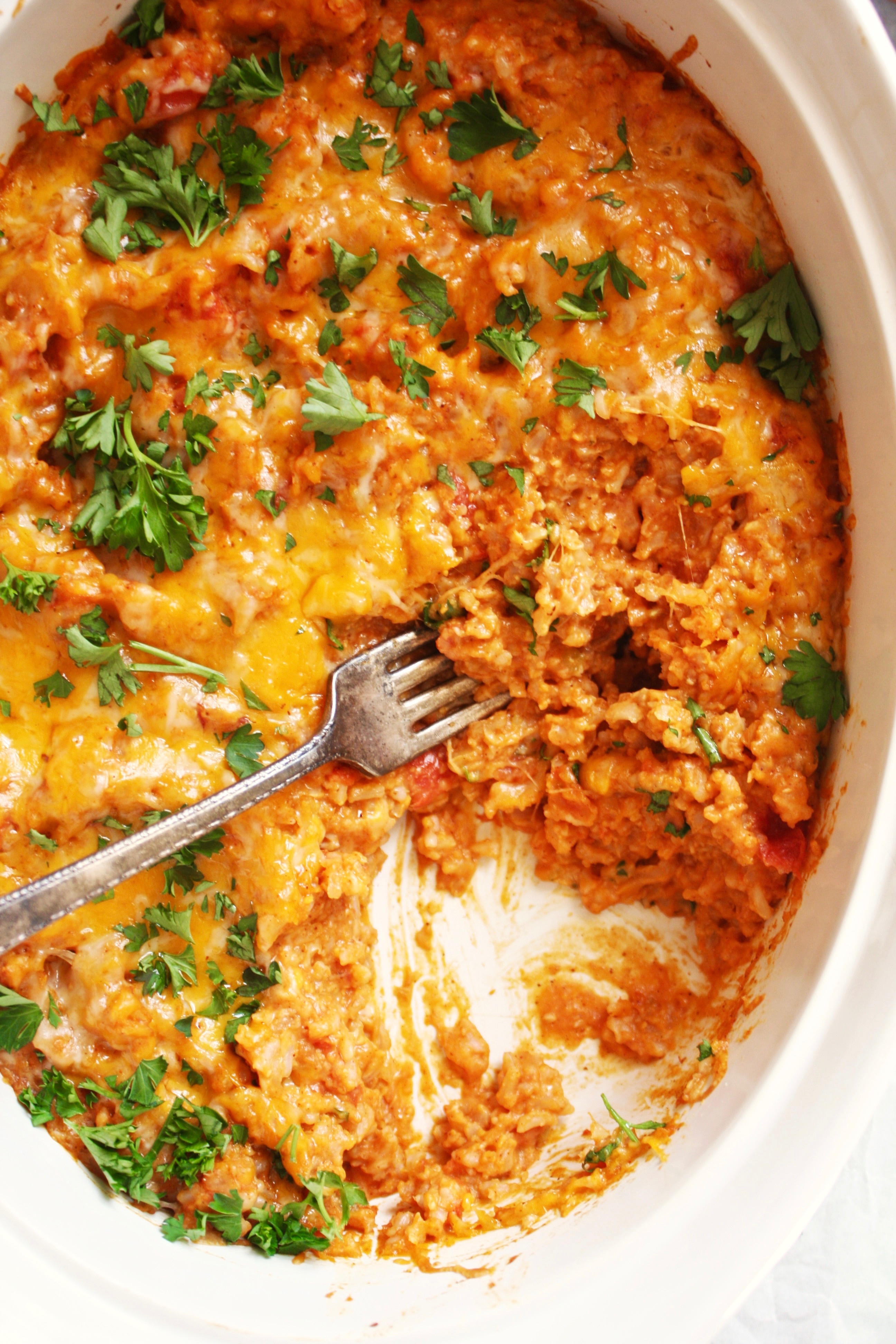 Mexican Rice Casserole
 Cheesy Mexican Rice Casserole