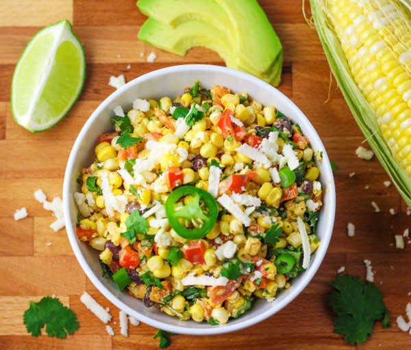 Mexican Street Corn Off The Cob
 Mexican Street Corn Salad Tastefulventure