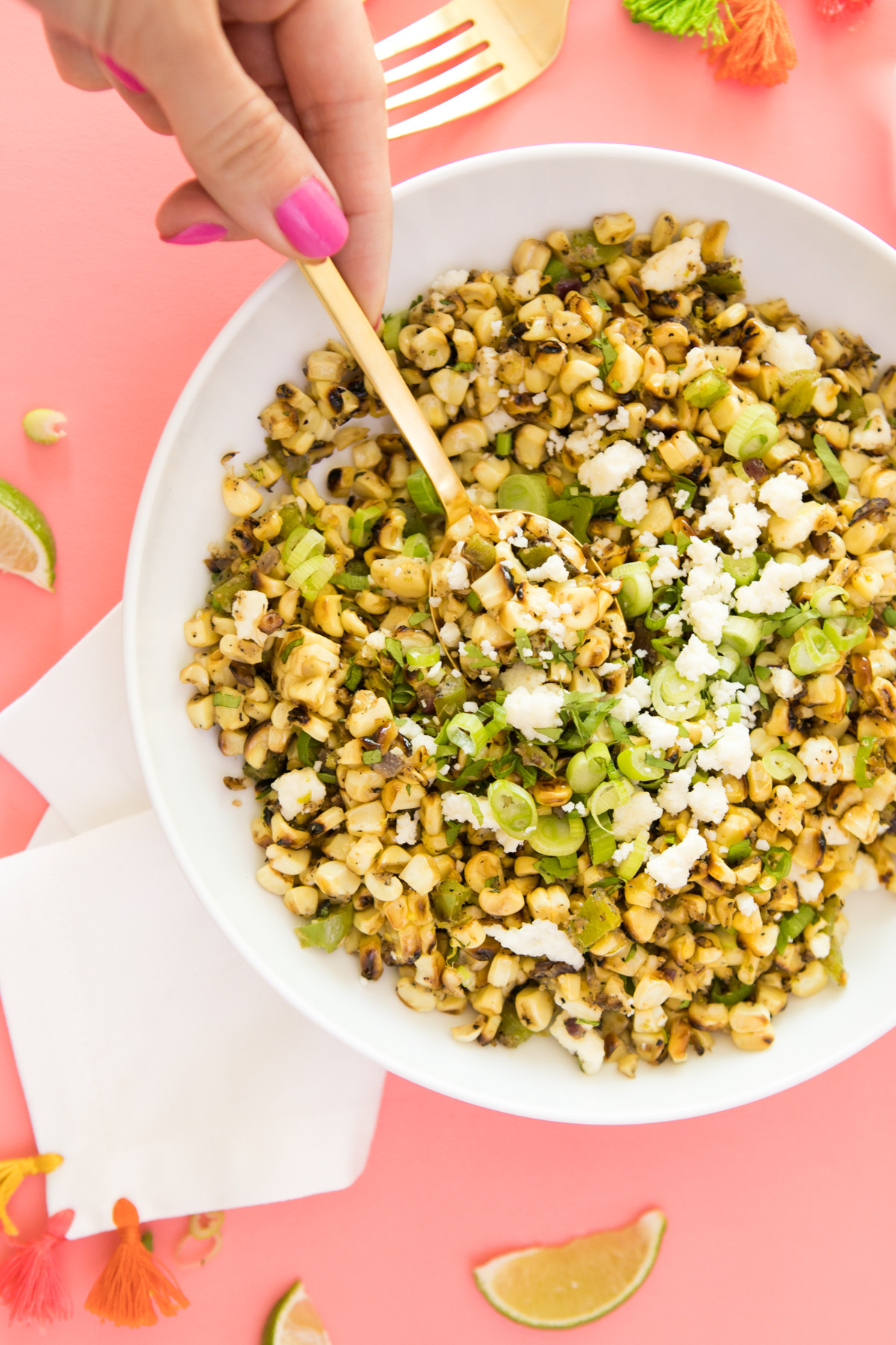 Mexican Street Corn Off The Cob
 f the Cob Mexican Street Corn Recipe Sarah Hearts