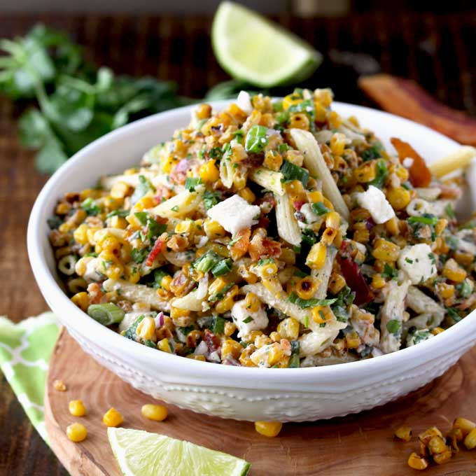 Mexican Street Corn Pasta Salad
 Mexican Street Corn Pasta Salad