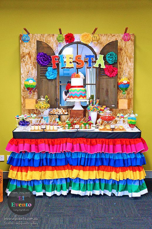 Mexican Themed Desserts
 mexican fiesta dessert table Google Search