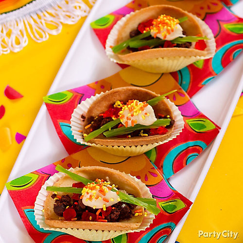 Mexican Themed Desserts
 Cookie Tacos How To Mexican Fiesta Dessert Ideas Cinco
