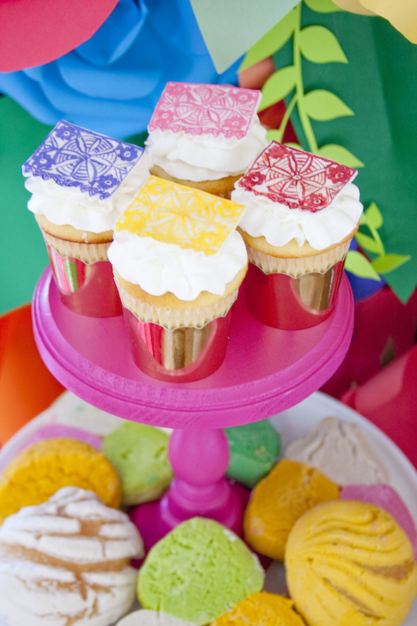 Mexican Themed Desserts
 Colorful Mexican Inspired Dessert Table by Minted and Vintage