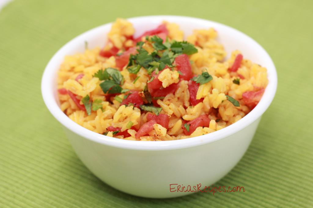 Mexican Yellow Rice Recipe
 Mexican Yellow Rice Erica s Recipes