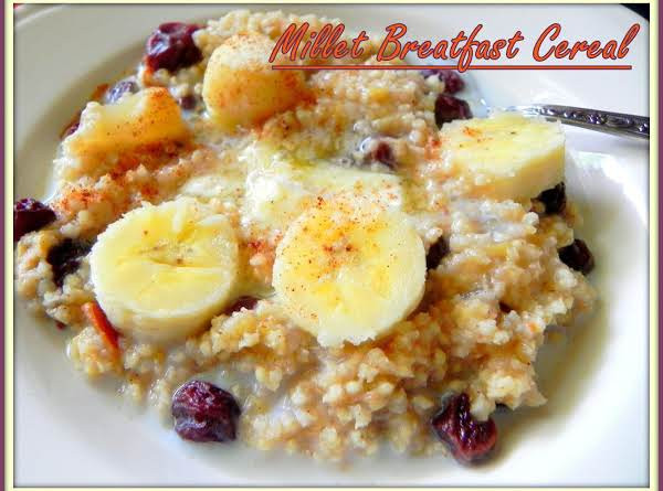 Millet Breakfast Recipe
 Millet Breakfast Cereal Recipe