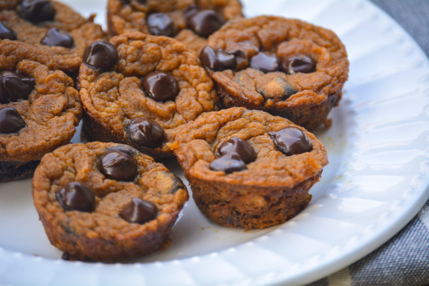 Mini Chocolate Chip Muffins
 Pumpkin Chocolate Chip Mini Muffins Dairy and Gluten Free