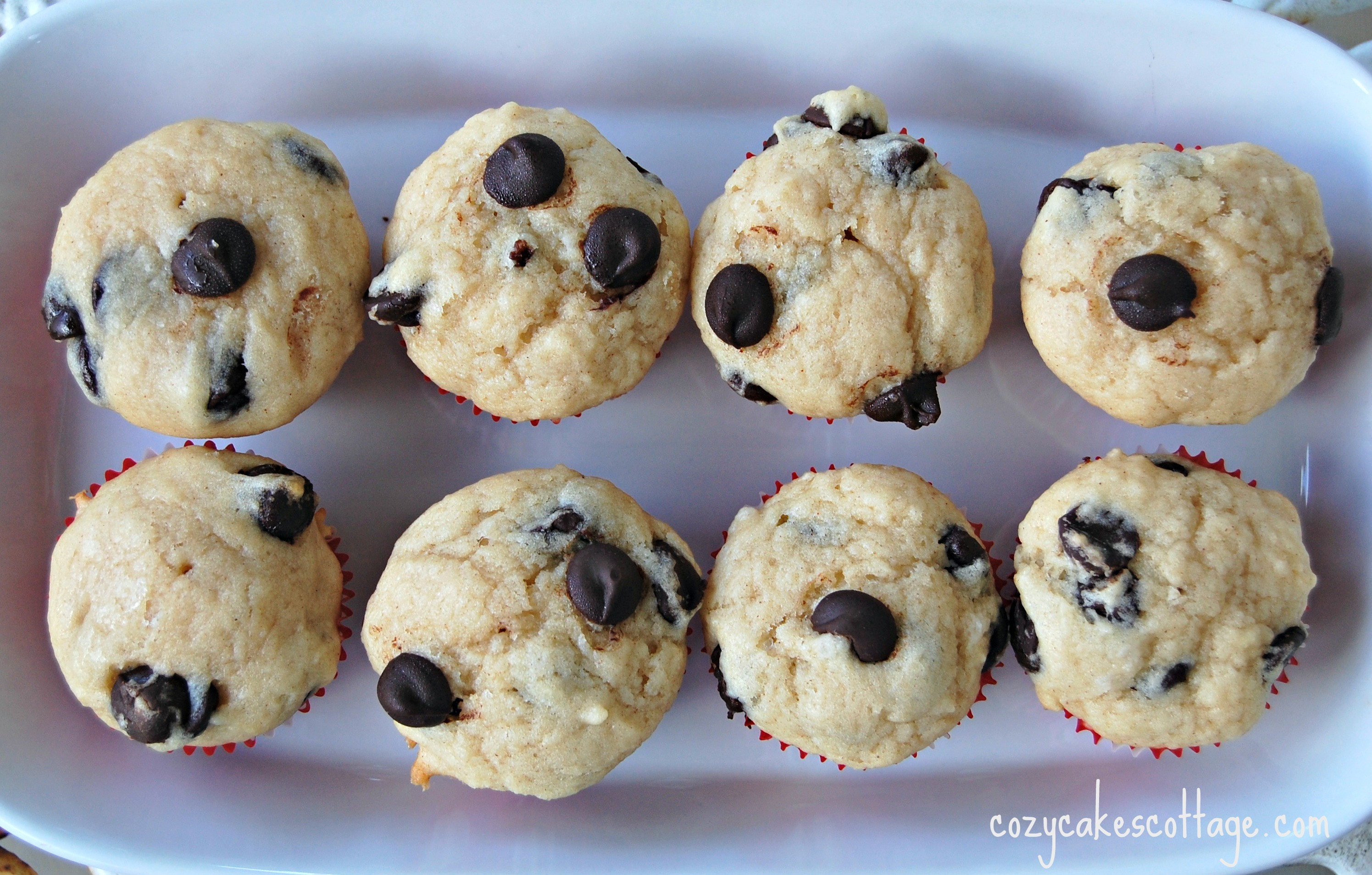 Mini Chocolate Chip Muffins
 mini chocolate chip muffins – Cozycakes Cottage