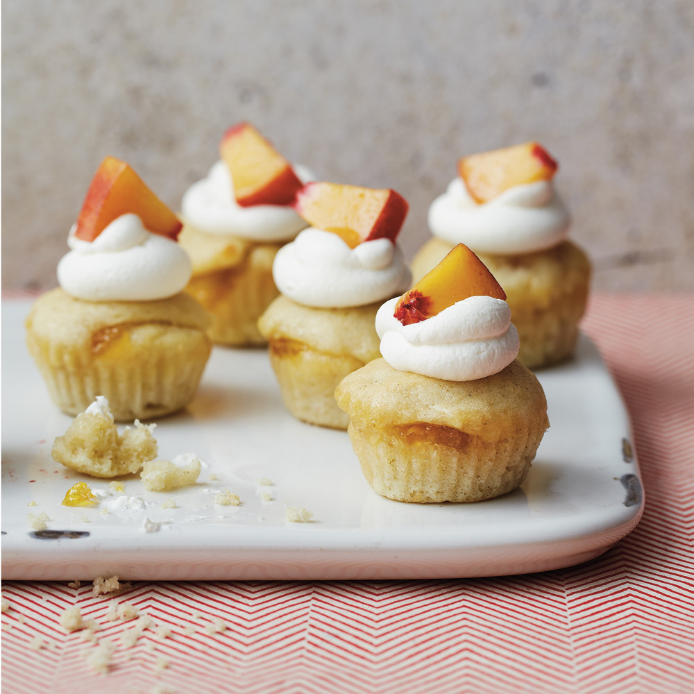 Mini Cupcakes Recipe
 Peaches and Cream Mini Cupcakes Recipe