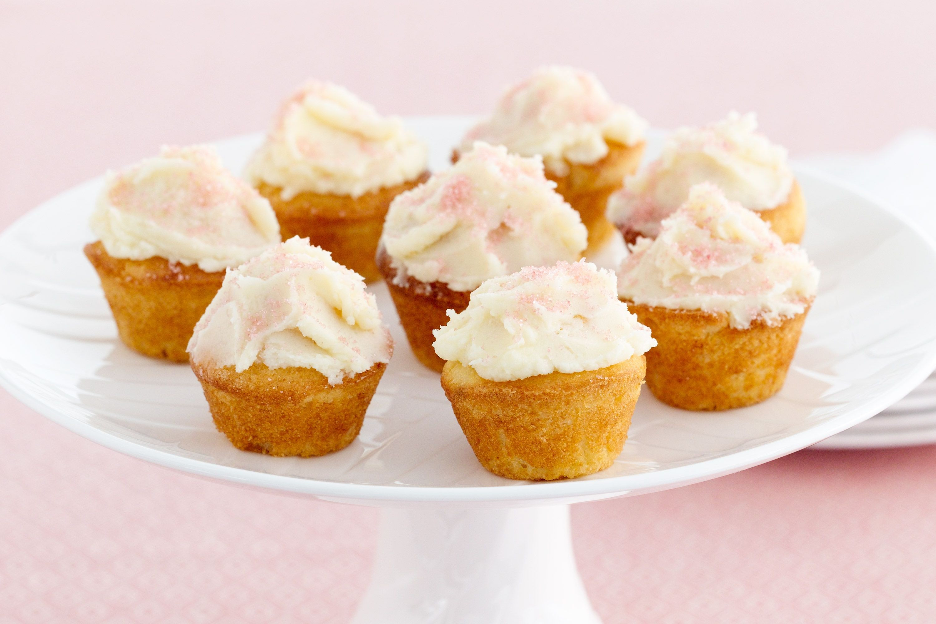 Mini Cupcakes Recipe
 mini coconut cupcakes with passion fruit cing