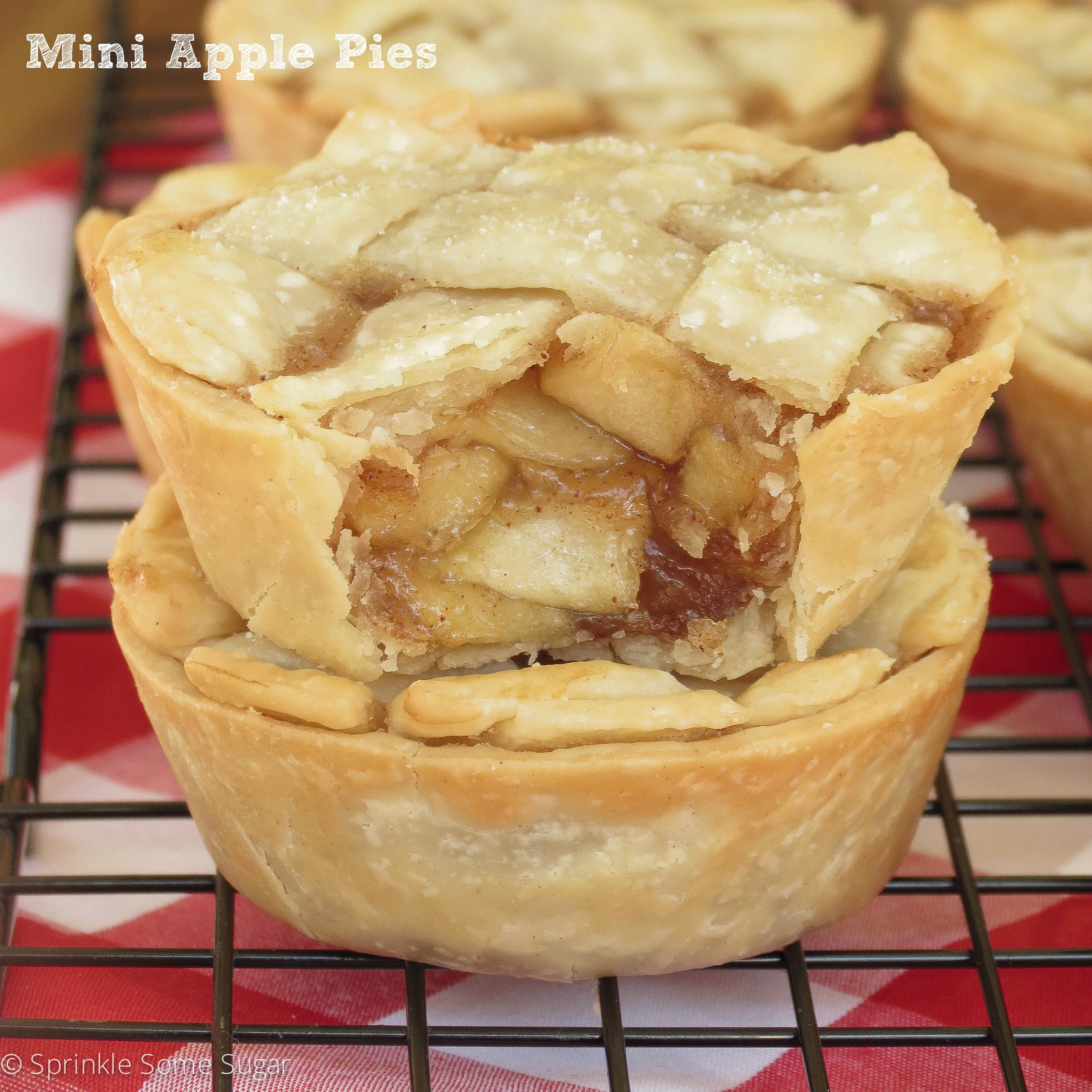 Mini Pie Recipes
 Mini Apple Pies Sprinkle Some Sugar