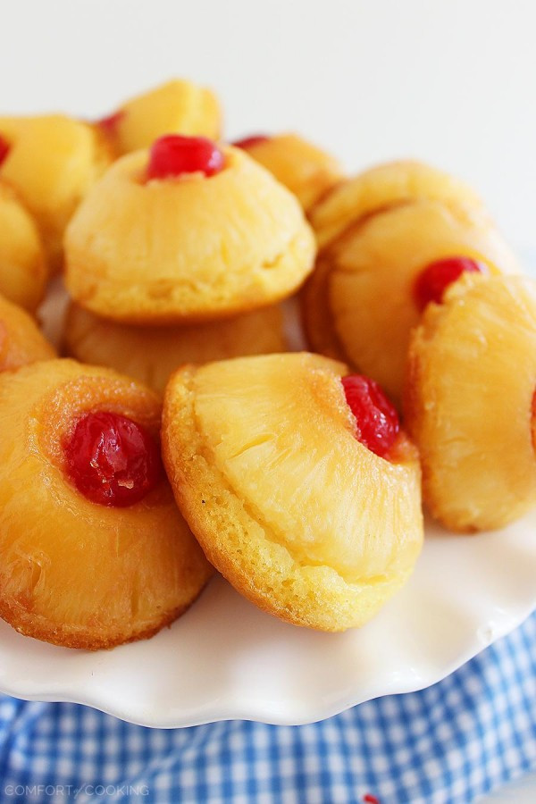 Mini Pineapple Upside Down Cake
 Mini Pineapple Upside Down Cakes