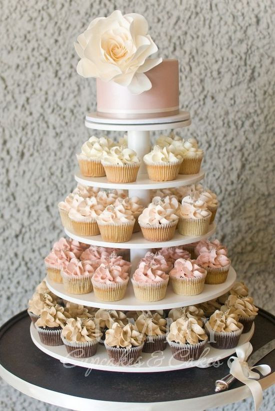 Mini Wedding Cakes
 25 Delicious Wedding Cupcakes Ideas We Love