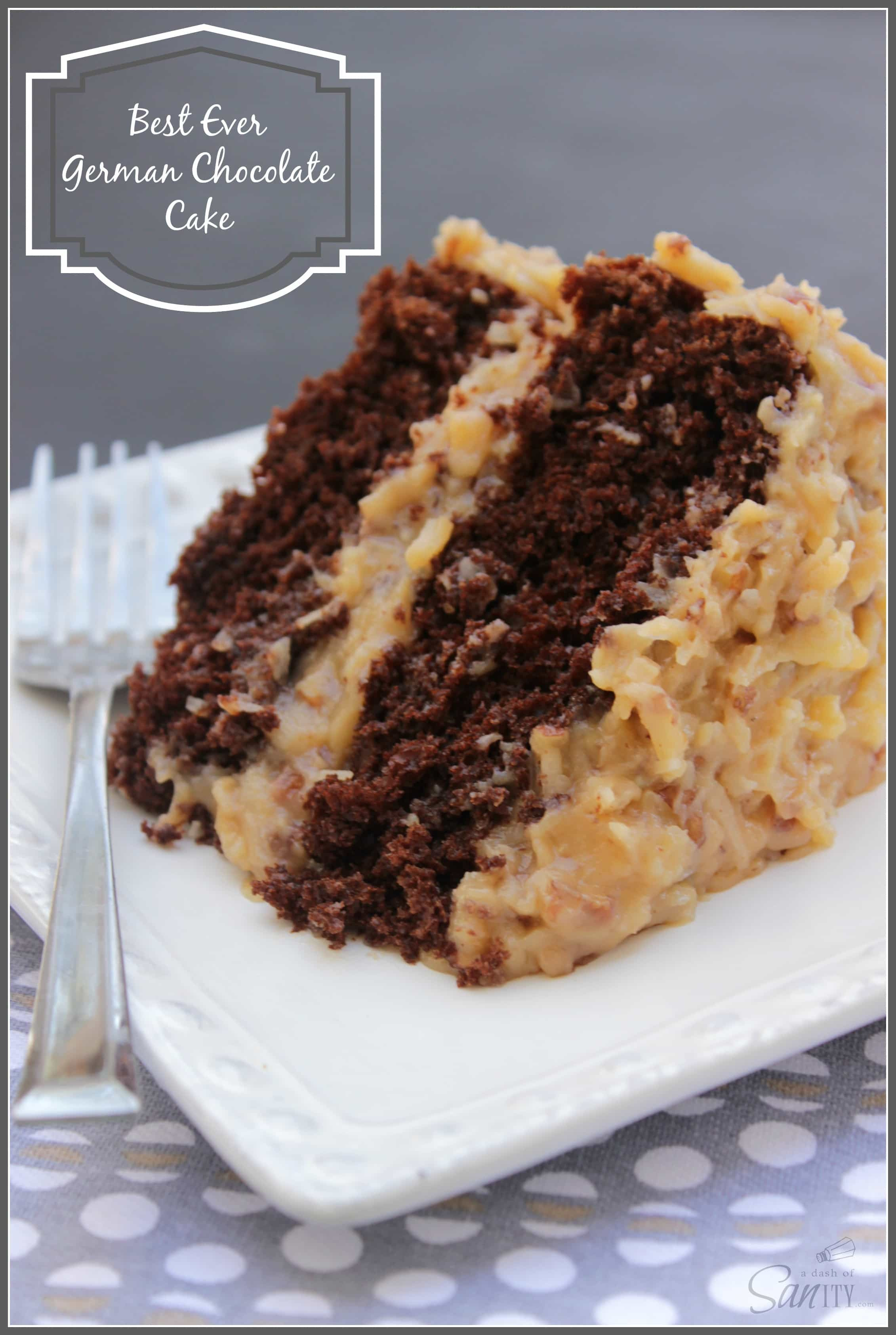 Moist German Chocolate Cake Recipe
 Best Ever German Chocolate Cake