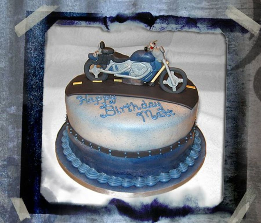 Motorcycle Birthday Cake
 Honda Shadow Motorcycle Cake CakeCentral