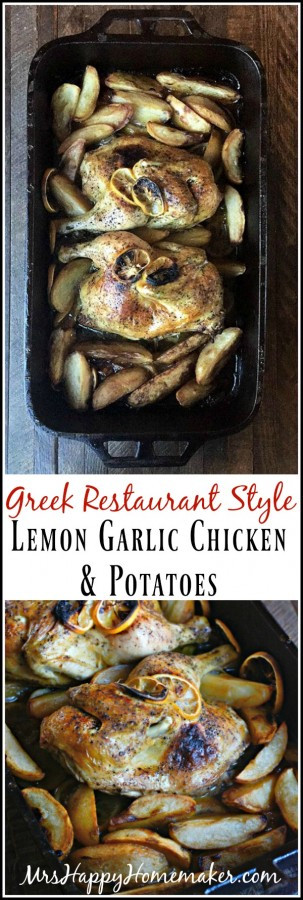 Mrs Potato Restaurant
 Greek Restaurant Style Lemon Garlic Chicken & Potatoes