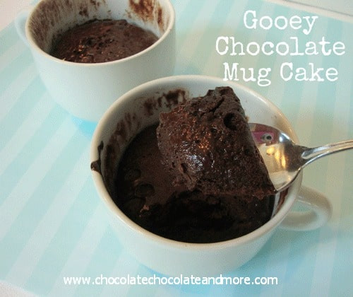 Mug Cake Chocolate
 chocolate cake in a mug