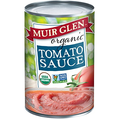 Muir Glen Tomato Sauce
 Muir Glen Organic Tomato Sauce No Sugar Added 15 Ounce