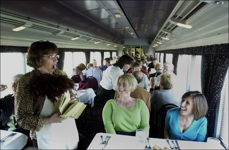 Murder Mystery Dinners Michigan
 Train tours treat guests to a mix of sightseeing and