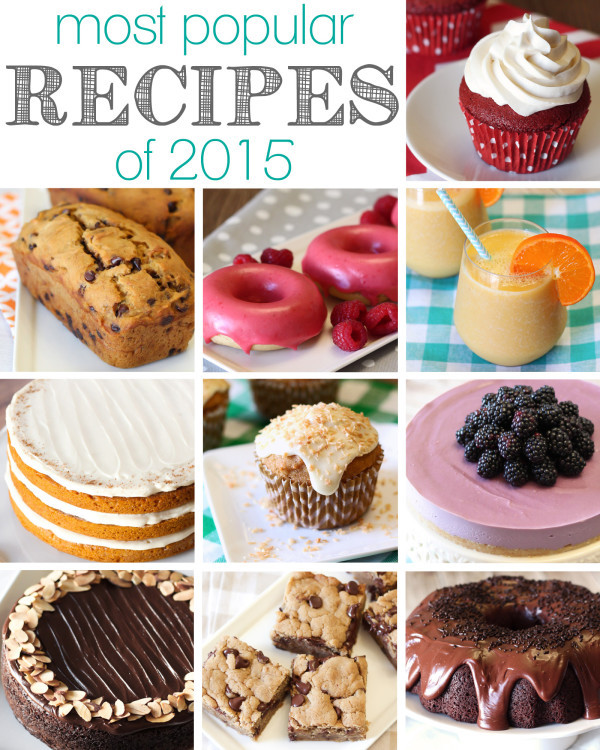 My Most Favorite Desserts
 most popular recipes of 2015 Sarah Bakes Gluten Free