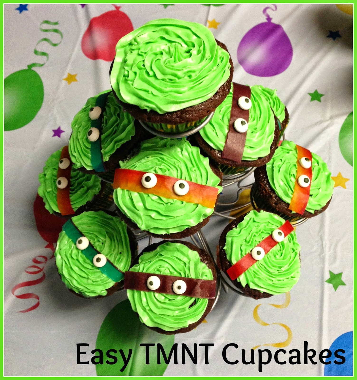 Ninja Turtle Cupcakes
 BentoLunch What s for lunch at our house How to