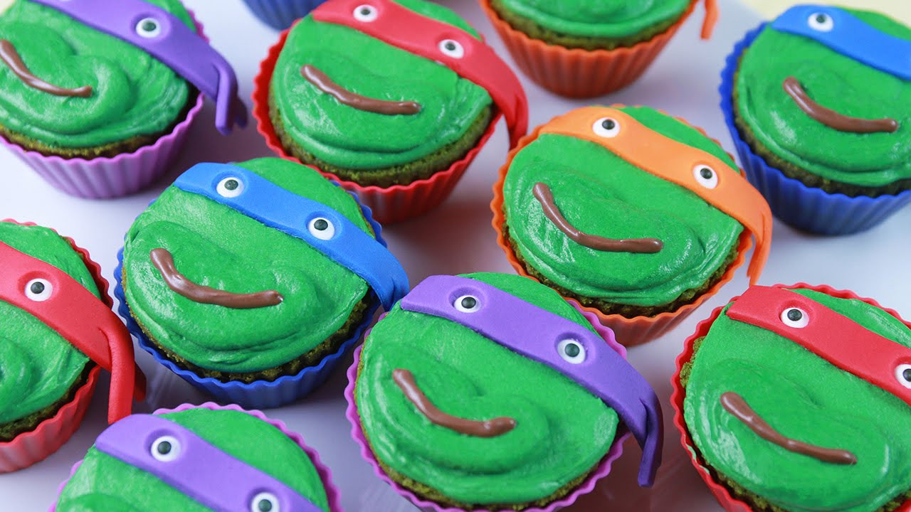 Ninja Turtle Cupcakes
 Teenage Mutant Ninja Turtles Cupcakes by Rosanna Pansino