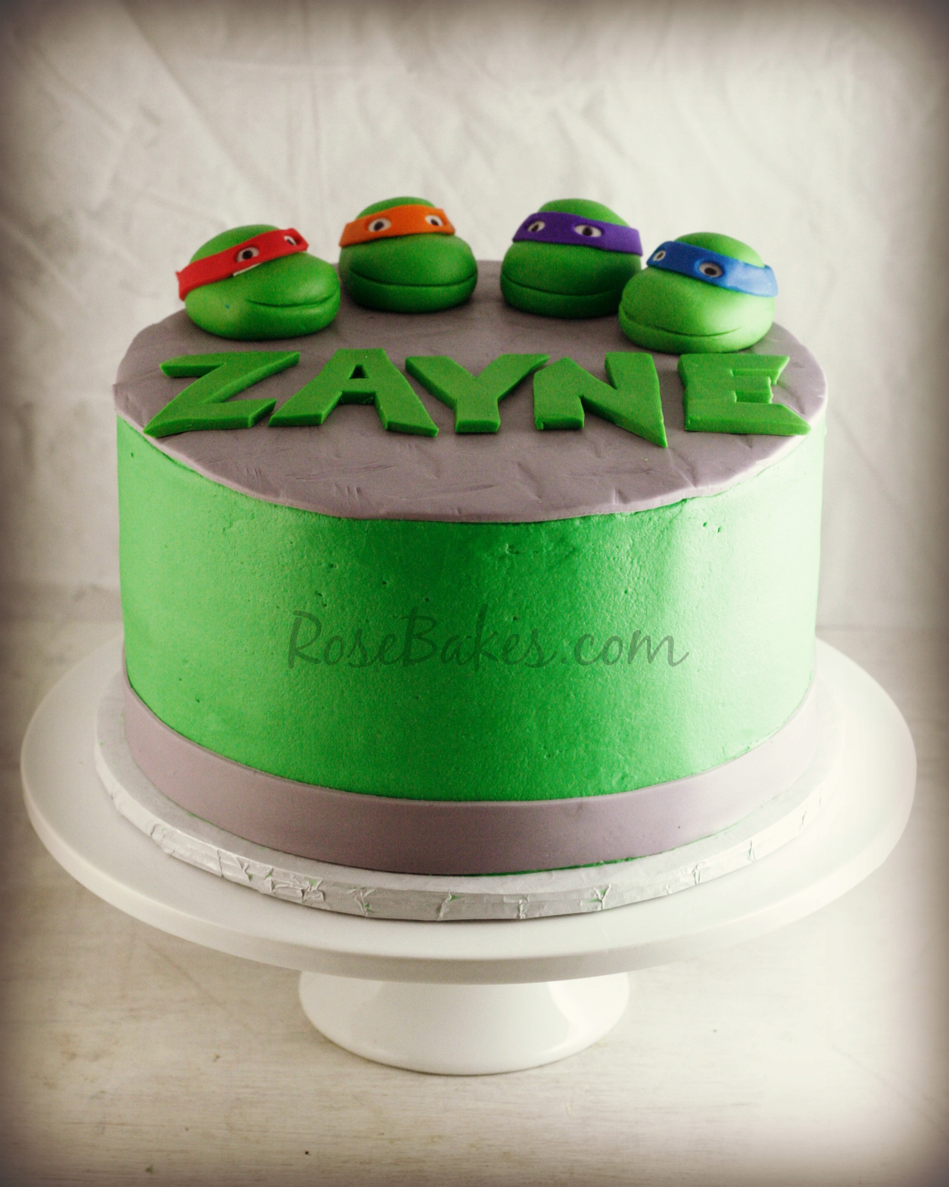 Ninja Turtle Cupcakes
 Teenage Mutant Ninja Turtles Cake Rose Bakes