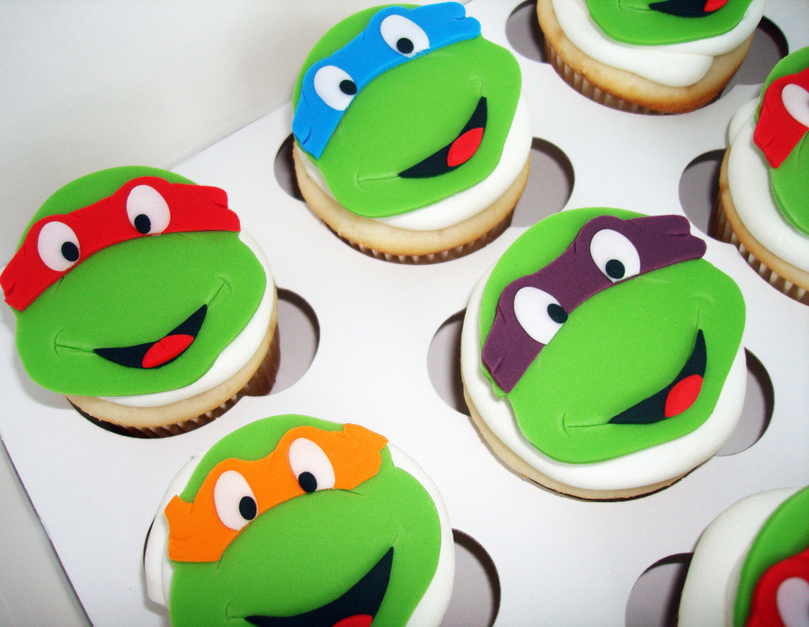 Ninja Turtle Cupcakes
 Teenage Mutant Ninja Turtle Cupcakes CakeCentral