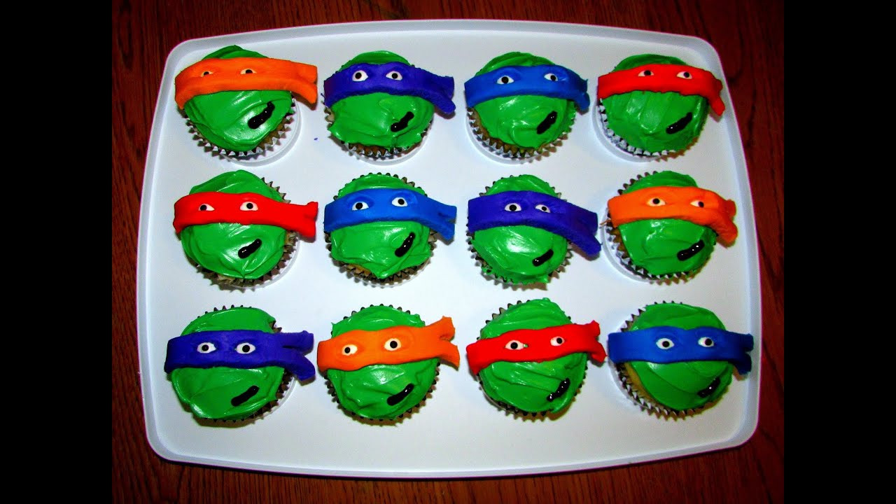 Ninja Turtle Cupcakes
 Ninja Turtle Cupcakes