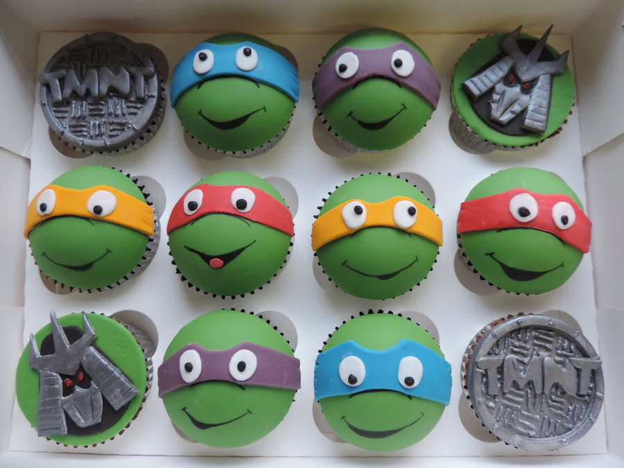 Ninja Turtle Cupcakes
 Teenage mutant ninja turtle cupcakes Cake by David Mason