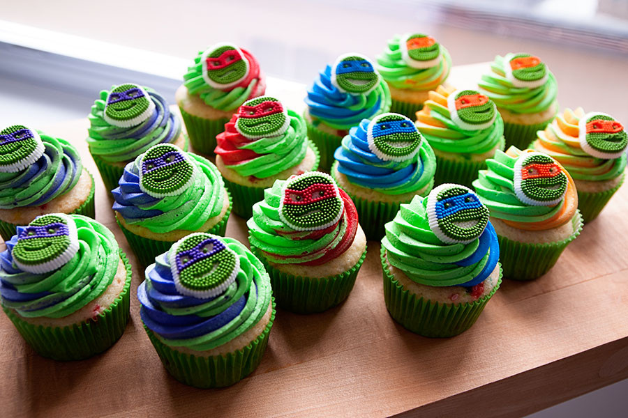 Ninja Turtle Cupcakes
 Easy Ninja Turtle Cupcakes